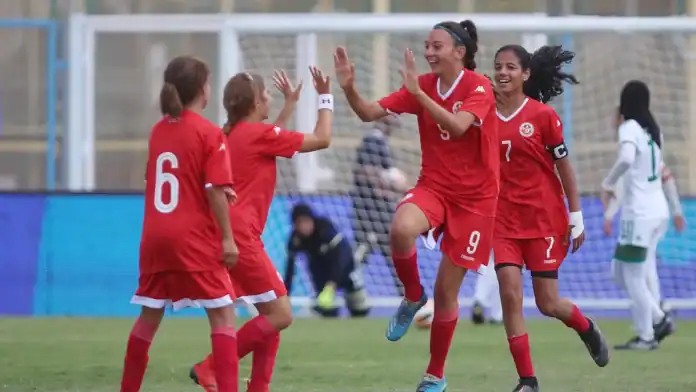 general-action-of-tunisia-red-during-the-2022-unaf-african-schools-football-cham تونس تواجه غانا في تصفيات كأس العالم للسيدات U20