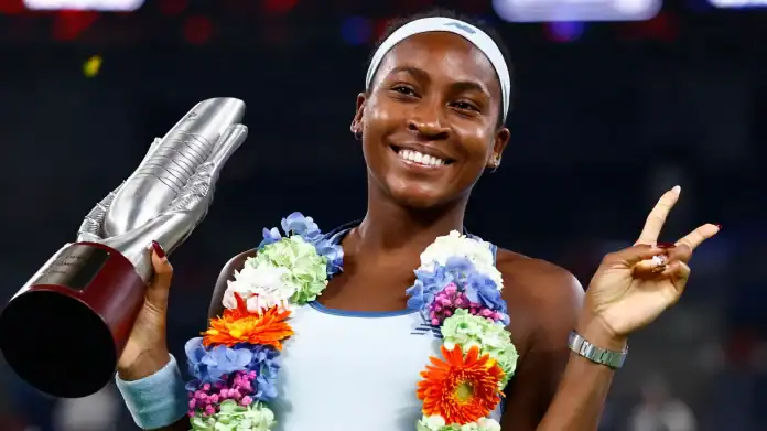 86659825007-coco-gauff كوكو غوف تتألق في ووهان وتستعد لنهائيات WTA بالرياض