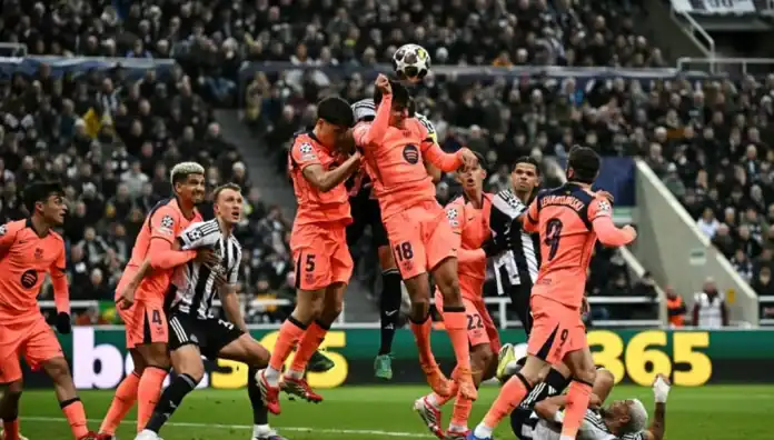 AFP__20260310__A2QJ2C4__v1__MidRes__776467361_232231_large برشلونة يخطف تعادلاً قاتلاً أمام نيوكاسل في دوري الأبطال