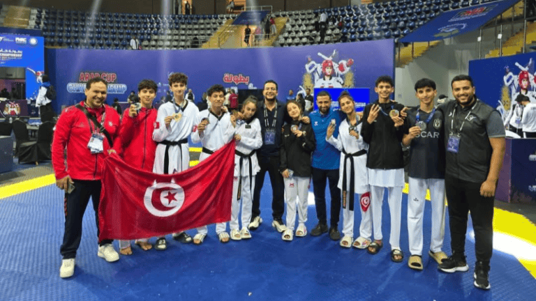 المنتخب التونسي للتايكواندو يحصد الذهب في بطولة كأس العرب