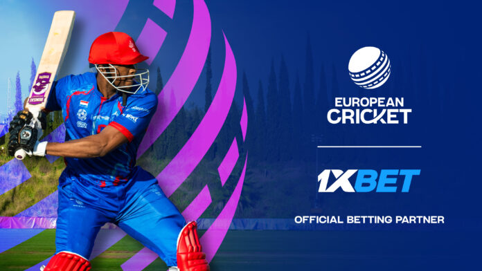 1xBet تصبح الشريك الرسمي لشبكة الكريكيت الأوروبية ECN