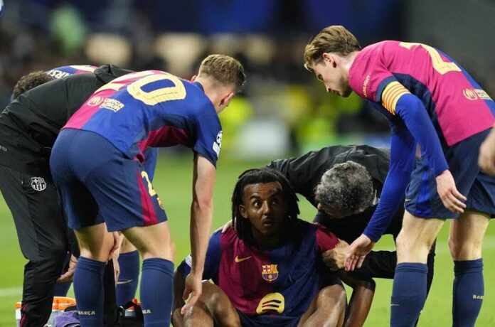 برشلونة يعلن تفاصيل إصابة كوندي ويؤكد غيابه عن مواجهة إنتر ميلان