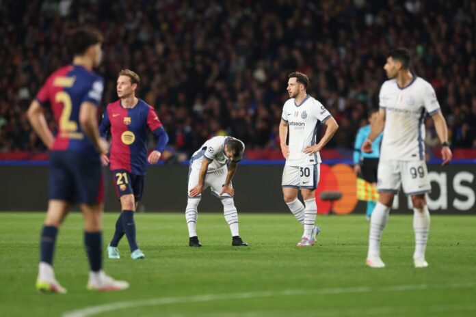 الإنتر يتعادل مع برشلونة 3-3 في ذهاب نصف نهائي دوري الأبطال