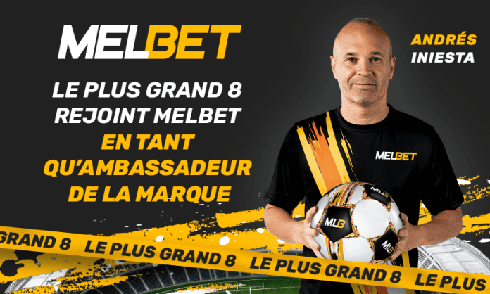 Andrés Iniesta devient ambassadeur officiel de MelBet International