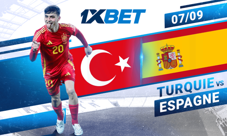 Turquie contre Espagne – Un match décisif pour déterminer qui se qualifiera pour la Coupe du monde 2026 | 1xBet