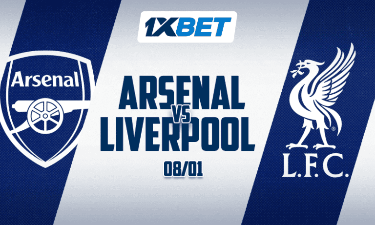 Arsenal vs Liverpool, le 8 janvier, Premier League anglaise avec 1xBet