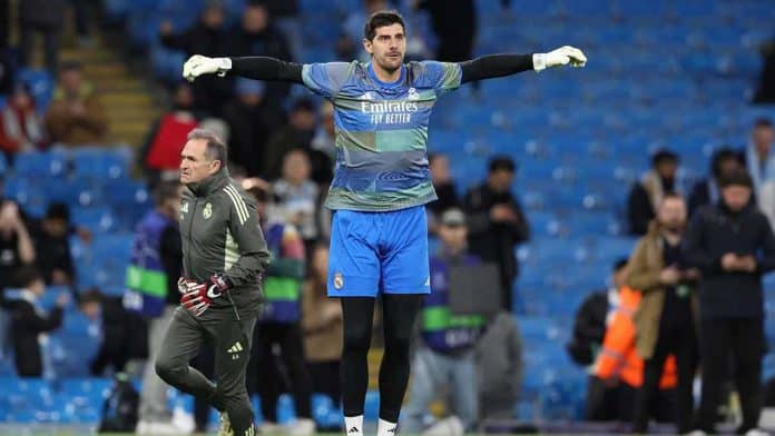 87a4e8c6-b783-4a1c-af3d-cc10ca34d101 ريال مدريد: تمزق في عضلة الفخذ لكورتوا بعد مباراة مانشستر سيتي