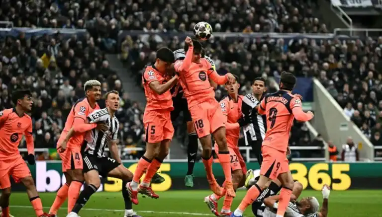 برشلونة يخطف تعادلاً قاتلاً أمام نيوكاسل في دوري الأبطال