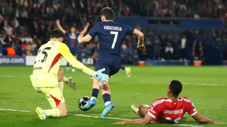 ليفربول يفشل في التسديد على المرمى أمام باريس