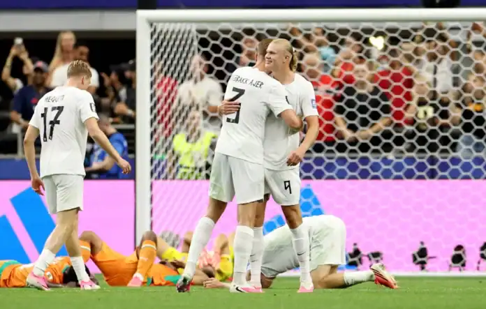 1635815.jpeg النرويج تهزم كوت ديفوار وتواجه البرازيل في كأس العالم 2026