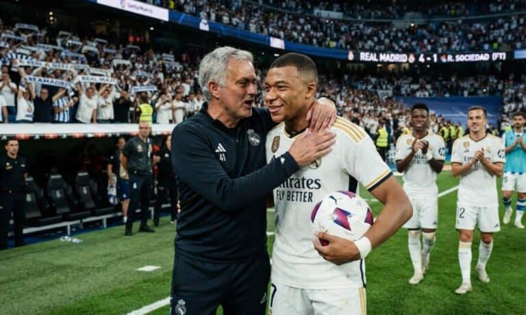 Mourinho réprimande Mbappé à cause de la vidéo du vélo à Valdebebas