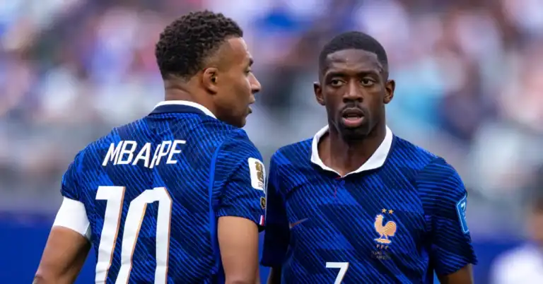 مبابي وديمبيلي: علاقة مقطوعة في منتخب فرنسا بسبب الكرة الذهبية